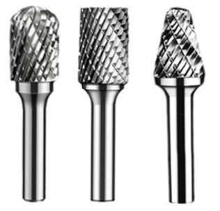 3mm 6mm Tungsten Steel Yg8 Carbide Rotary Burr Untuk Wood Sphere Concave Cutter