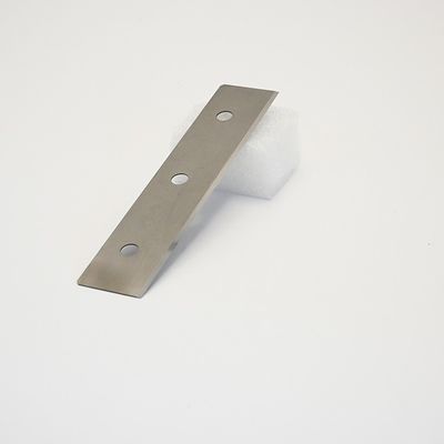 Custom Cemented Tungsten Carbide Alloy Tiga Lubang Slitter Serat Kimia Blade Film Kain Slitting Mesin Mesin Industri Pisau