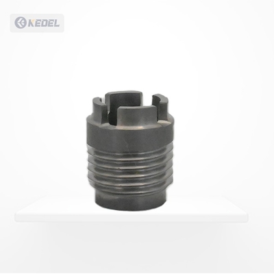Kekerasan Tinggi 93.0 HRA Paduan Hitam YG8 Tungsten Karbida Nozzle Diameter Pori 7.14mm untuk Mata Bor PDC