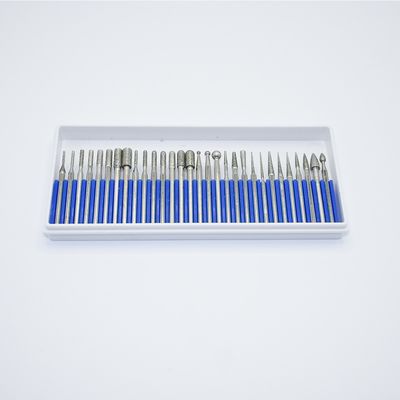 30 Bentuk yang Berbeda Presisi Tinggi Kekerasan Tinggi Karbida Rotary Burr Tungsten Carbide Burr Set