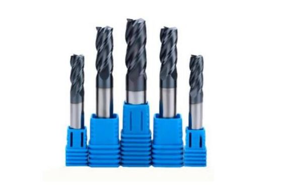 High Hardness CNC Carbide End Mill Untuk Mesin Bubut CNC