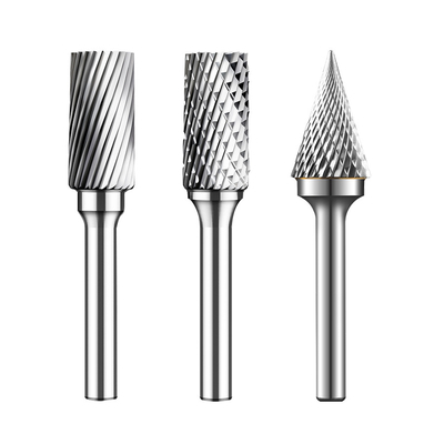 Set Gigi Tunggal Dan Ganda Jenis Tungsten Carbide Burr Deburring