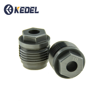 Nozzle Mata Bor Hexagon Carbide Eksternal YG15 Untuk Industri Mekanik