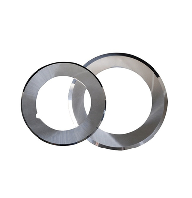 Cemented Carbide Metal Sheet Shearing Circular Slitting Knife Untuk Industri Baterai