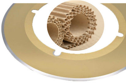 0.1mm-6.0mm Kertas Bergelombang Edaran Pisau Pemotong HRC40-68 Kekerasan