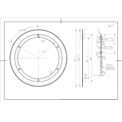 Enam Lubang Semi-Menghancurkan Blade Blade Blade Blade Blade Blade Blade Blade