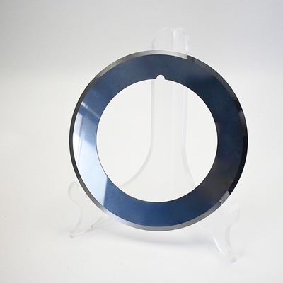 Pisau pemotong melingkar dengan alur posisi untuk pemotongan Battery Pole Pieces Industrial Blades for Battery Industry