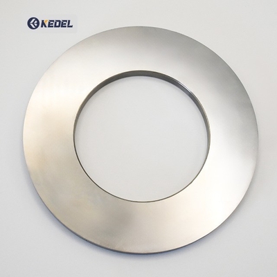 Custom Cemented Tungsten Carbide Alloy Blade Uncut Blade Slitting Blade Film Kain Slitting Mesin Mesin Industri Pisau