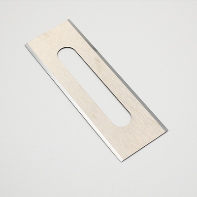 Custom Cemented Tungsten Carbide Alloy Fiber Kimia Slotting Posisi Blade Kain Film Slitting Mesin Industri Pisau