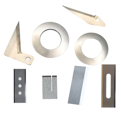 Custom Cemented Tungsten Carbide Alloy Fiber Kimia Slotting Posisi Blade Kain Film Slitting Mesin Industri Pisau