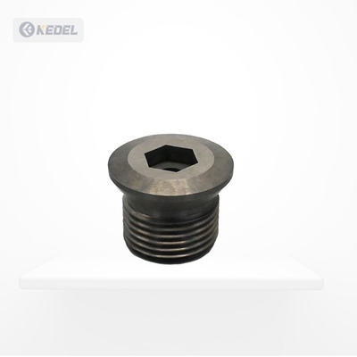 Nozel Tungsten Karbida YG8 Grade untuk Mata Bor PDC Diameter Pori 7.14mm