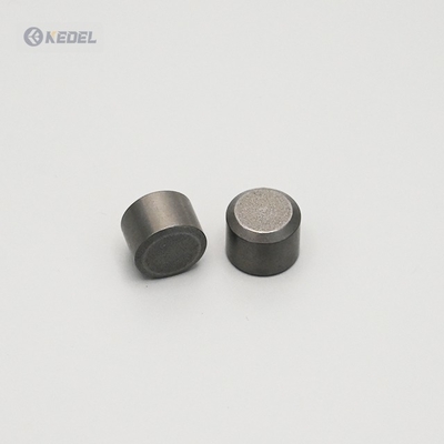 Tombol Gigi Chamfer Atas Silinder Paduan Tungsten Carbide Semen Kustom untuk Mata Bor YG8 YG9 YG11 YG13