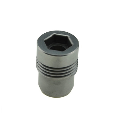 Nozel Tungsten Karbida YG8 Diameter Pori 12.7mm untuk Mata Bor PDC dengan Porositas A02 dan Warna Hitam