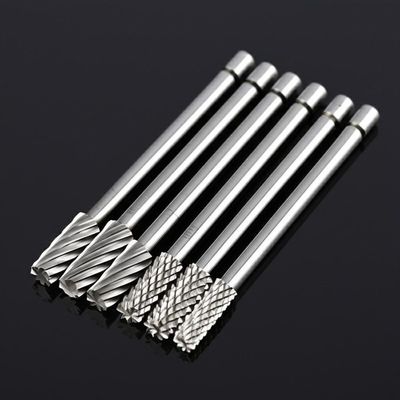 12 Collet Single Double Cut Carbide Rotary Burr File Bentuk Putar Tipe B
