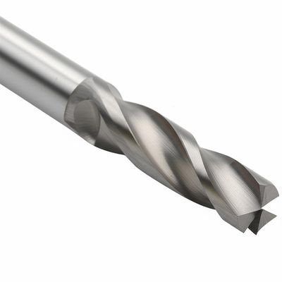1/4 Inch CNC Solid Down Cut Brazed Tungsten Carbide End Mill Wood Roughing