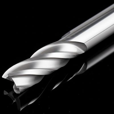 Tungsten Solid Carbide Coated 3mm 8mm 4 Flute Carbide End Mill Untuk Cnc