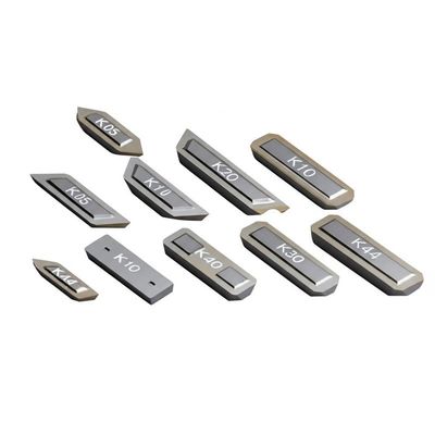 K05 K10 K20 K30 K40 Tungsten Carbide Brazed Tips Untuk Multi-Blades Saw
