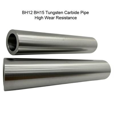 BH12 BH15 Tungsten Carbide Pipe Ketahanan Aus Tinggi