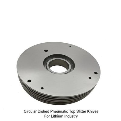 Circular Dished Pneumatic Top Slitter Knives Untuk Industri Lithium
