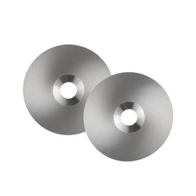 Cemented Carbide Round Slitting Industrial Cutting Blade Untuk Baterai Lithium