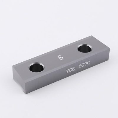 Bilah Tajam Paduan Tungsten Karbida yang Disesuaikan Bilah Tipis Bilah Persegi untuk Pemotong Penggilingan di Industri Percetakan YG8 YG9C