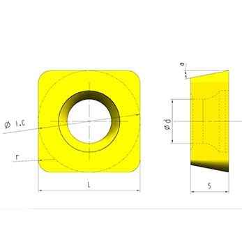 Sisipan CNC Model SPMT dengan Sudut 11° dan Toleransi ±0.08-±0.18 untuk Pembubutan Presisi