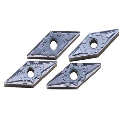 Model VNMG CNC Insert dengan alur pemutus chip sisi ganda untuk pemrosesan otomatis