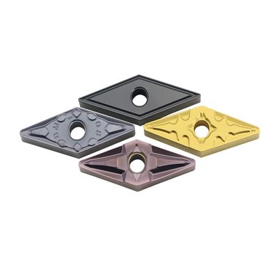 Model VNMG CNC Insert dengan alur pemutus chip sisi ganda untuk pemrosesan otomatis