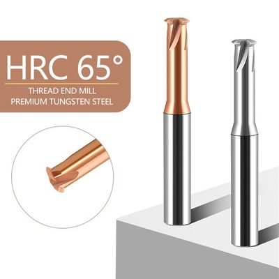 Mata Pisau Milling Ulir Tunggal dengan Desain Satu Gigi untuk Ulir M2, M3, M4, M6 pada TEMBAGA, BAJA PADUAN, BAJA BIASA, BESI COR
