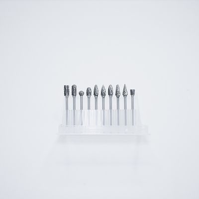 Mata Bor Putar Karbida Presisi Tinggi Kerucut Terbalik Tipe N untuk Pemesinan Logam