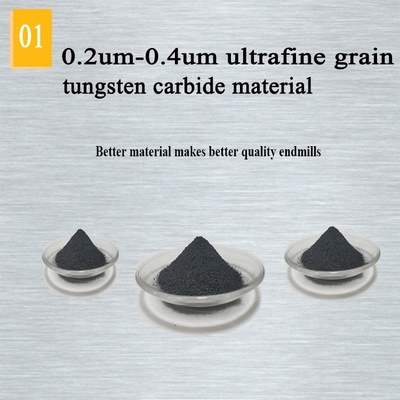 4 Suling Tungsten Carbide End Mill