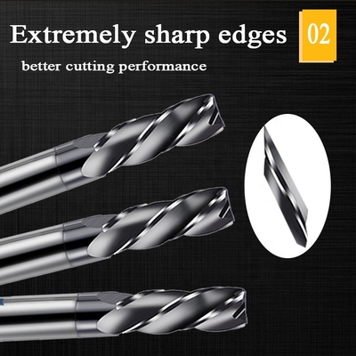 4 Suling Tungsten Carbide End Mill