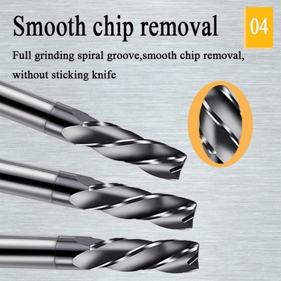 4 Suling Tungsten Carbide End Mill