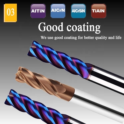 4 Suling Tungsten Carbide End Mill