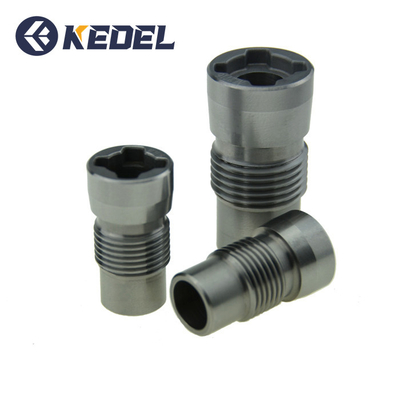 Tungsten Carbide Roller Core Bit Cemented Carbide Nozzle Untuk Industri Perminyakan