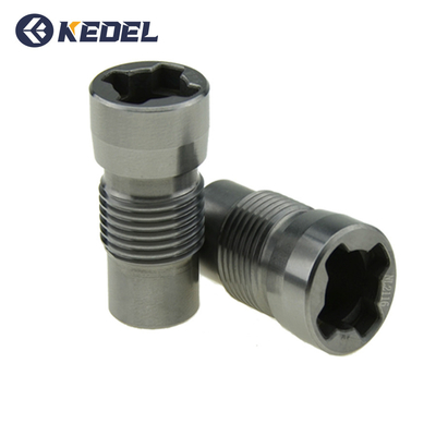 Tungsten Carbide Roller Core Bit Cemented Carbide Nozzle Untuk Industri Perminyakan