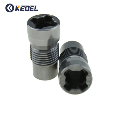 Tungsten Carbide Roller Core Bit Cemented Carbide Nozzle Untuk Industri Perminyakan