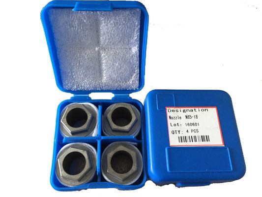 YG8 Tungsten Carbide Nozzle 25.21mm untuk PDC Bor Bit