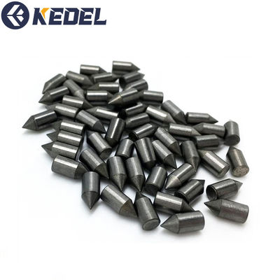 Tungsten Carbide WC+Co Drill Bit Button untuk Pertambangan Batubara Kelas YG8C