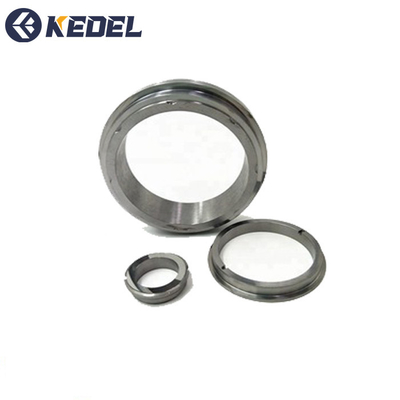 Ribbed Surface Tungsten Carbide Roll Rings 8mm Untuk Kabel Kecepatan Tinggi