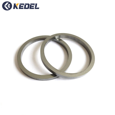 Ribbed Surface Tungsten Carbide Roll Rings 8mm Untuk Kabel Kecepatan Tinggi