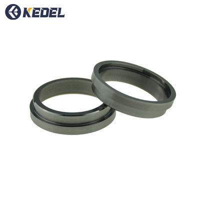 Tungsten Carbide Seal Ring 86-93HRA Kekerasan Polished Finish