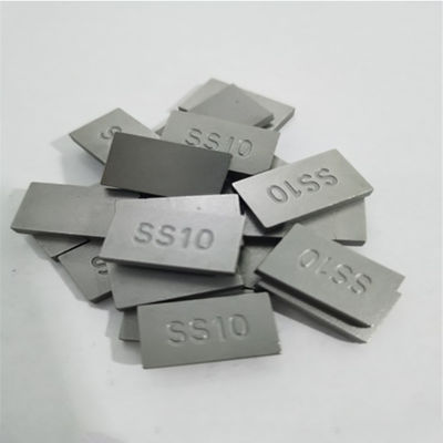 K20 Tungsten Carbide Brazed Tips SS10 Untuk Memotong Batu