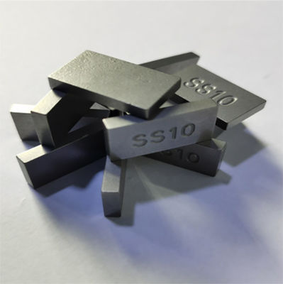 K20 Tungsten Carbide Brazed Tips SS10 Untuk Memotong Batu